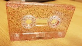 Red Glitter Cassettes