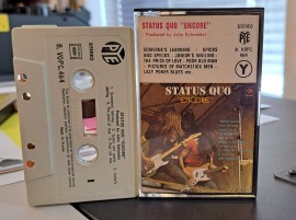 Status Quo ENCORE cassette album