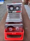 Cassette Storage Case with Cassettes x 12 Red