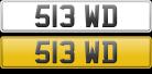 513 WD registration number