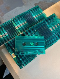 50 x C45 RTM dark green clear cassettes