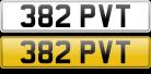 382 PVT registration number